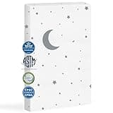 Casusv 38"x24" Mini Crib Mattress with Washable Breathable Soft Waterproof Animal Cover - Portable Dual-Sided Design Infants Mattress with High Density Support Foam and Memory Foam