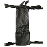 Oxygen Tank Holder for Wheelchair - Holds Size D & E Cylinder Tanks, Wheelchair Accessories, Nylon, Black, Adjustable Straps, Carrying Handles, Homecare Portable Wheelchair Oxygen Tank Holder, ResOne