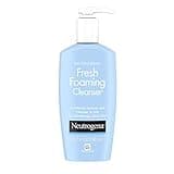 Neutrogena Fresh Foaming Gentle Daily Facial Cleanser & Makeup Remover, Soap Free, Removes Dirt, Oil & Waterproof Makeup, Non-Comedogenic & Hypoallergenic, 6.7 fl. oz