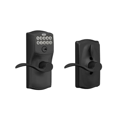 SCHLAGE FE595 CAM 622 Acc Keypad Entry with Flex Electronic Lock, Matte Black