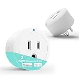 Smart Plug, WiFi Plug Outlet Timer Smart Socket Compatible with Alexa and Google Home, APP Control, Schedule, No Hub Required, ETL FCC Listed, 2.4GHz WiFi Only, 2PK