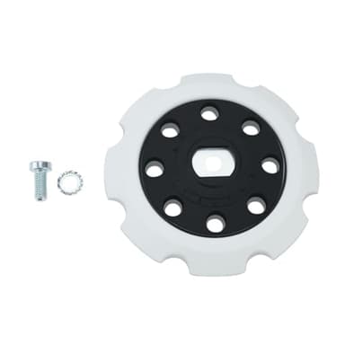 eMagTech 5 Inch Backing Pad 125mm Sanding Pad Replacement Part 197922-4 Compatible with Makita PO5000C PO6000C DPO500Z DPO600Z DPO600TKX1 Orbit Polisher 8 Hole