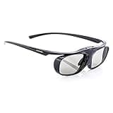 Hi-SHOCK RF Pro Black Heaven | 3D Active Glasses for FullHD/HDR / 4k EPSON Projector Powerlite Home Cinema 2000, 2030, 2040, 2045, 3000, 3500, 3600e, 4030UB, 5020, 750HD | Rechargeable