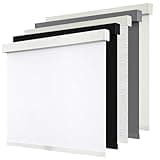 SUNOFF Cordless Blackout Roller Shades Blinds for Windows Free-Stop,Pull Down Room Darkening with Valance,Thermal Insulated Woven Fabric Window Door Blinds for Home,Office,White 20" W x 72" L