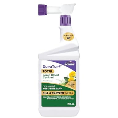 Bonide DuraTurf 29 oz Total Lawn Weed Control Ready-to-Spray, Kills and Prevents Weeds