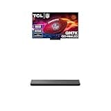 TCL 75-Inch QM7K QLED 4K Smart QD-Mini LED TV with Google TV (75QM7K, 2025 Model) + S45H S Class 2.0 Channel Sound Bar with Dolby Atmos