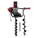YUNLAIGOTOP 1500W Electric Post Hole Digger, 1.6HP Post Hole Digger Earth Auger Hole Digger with 5.91" & 3.94" Drill Bits, Electric Post-Hole Digger for Post Hole Digging, Drilling, Tree Planting