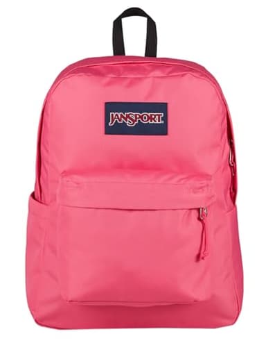 JanSport SuperBreak Plus Backpack, Pop Pink, 44470437901