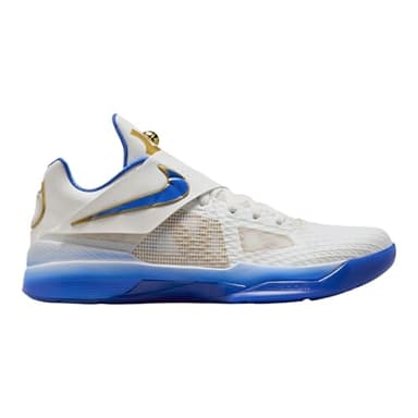 Zoom KD 4 Alternate MVP Mens Running Shoes (Summit White/Hyper Royal/Metallic Gold) (IB3546-100, Blue/White/Yellow) Size 12