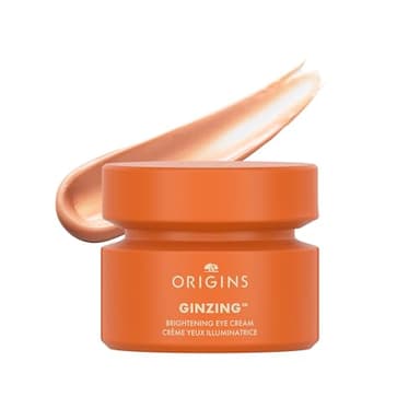 Origins GinZing Brightening Eye Cream with Vitamin C & Niacinamide| Visibly Reduces Dark Circles, Warm, 0.5 Fl Oz