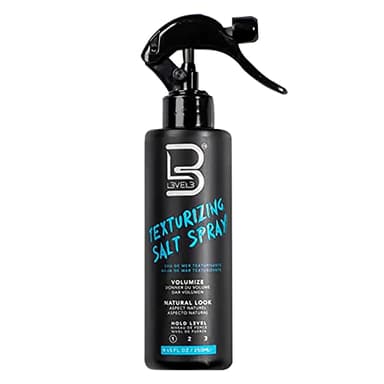 L3 Level 3 Sea Salt Texturizing Spray - Creates Beachy Waves and Texture - Casual Hair Finish (8.45 Fl Oz)