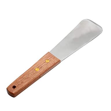 Amgiimor Ice Cream Metal Spade Heavy Duty Stainless Steel Dessert Shovel Wooden Handle Butter Cutter Kitchen Utensil