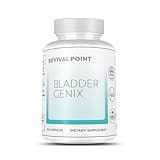 Revival Point Bladdergenix Bladder Control Supplement with Urox for Women and Men - for Urinary Urgency and Frequency and Urinary Tract Support