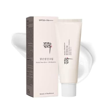 Relief Sun Organic Sunscreen SPF 50+ PA++++ – Lightweight Korean UV Protection for Face – Rice and Skin-Balancing Probiotics – 50 ml / 1.69 fl oz