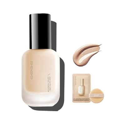 UODO Liquid Foundation - UODO Moisturizing Light/Matte Long Lasting Foundation, Invisible Foundation Makeup, 1.05 Fl.oz (Matte W03 Natural)