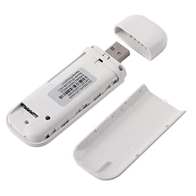 Heayzoki 4G LTE USB Modem Network Adapter, 4G LTE USB Network Adapter Hotspot Router Modem Stick, for Vista 7/10, Plug and Play, Connection Speed 100Mbps (with)
