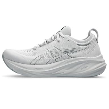 ASICS Women's Gel-Nimbus 26 Running Shoe, 13, Concrete/Pure Silver