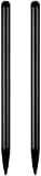 2pcs Black Stylus Pens for Universal Touch Screen Devices - Compatible with iPad, Samsung Galaxy, Smartphones