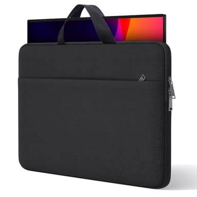 22 inch Portable Monitor Case Carrying Sleeve Compatible with ASUS Zenscreen/Most 22" Portable Monitor, Shockproof-Padded Monitor Bag with Accessory Pocket & Handle