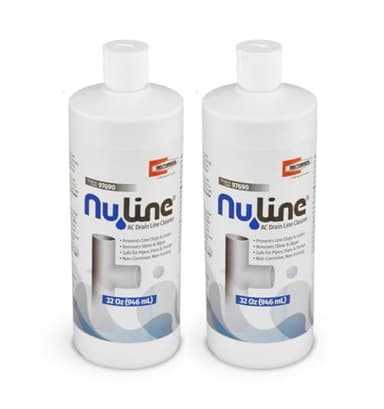 (2)-Pack, Nu-Line Drain Cleaner, 32 ounce bottle