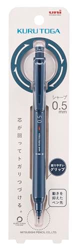 Mitsubishi Pencil Mechanical Pencil Kurutoga KS 0.5 Iron Blue M5KS1P.10