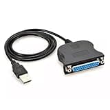 NEORTX USB to DB25 Printer Cable, USB A Male to 25 Pin DB25 Female IEEE 1284 Parallel Printer Converter Cable