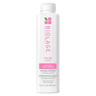 Biolage Color Last Conditioner - Protects & Preserves Color Treated Hair, Hydrates & Repairs Damaged Hair, Adds Shine, Vegan, Paraben-Free, 13.5 Fl Oz