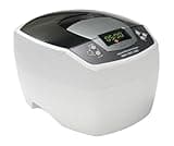 iSonic P4810 Commercial Ultrasonic Cleaner, 2.1Qt/2L, 110V for Brass, Gun Parts, Carburetor Cleaning , white