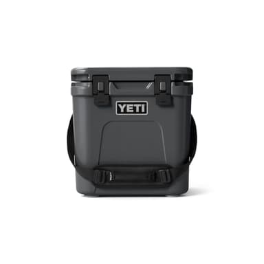 YETI Roadie 24 2.0 Hard Cooler with DoubleDuty Shoulder Strap and Drain Plug, Charcoal