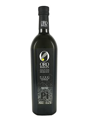 Oro Bailen Reserva Familiar Picual 2020 Harvest - 0.75 Liter / 25.4 Ounce - Spanish Extra Virgin Olive Oil from Jaen, Andalusia