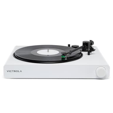 Victrola Stream Onyx - Wi-Fi Streaming 2-Speed Turntable with Bluetooth Output, Works with Sonos, UPnP Wi-Fi Streaming, Roon Ready Relay, Premium Moving Magnet Cartridge and Aluminum Tonearm (White)