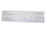 H2Pro Glass Canopy 2Piece Set for Marineland 55 Gallon Aquarium Fish Tank (Each Piece Measure 23 x 11.46 x 0.16in)