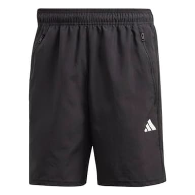 adidas Men's Essentials Woven Training Shorts, Black/White, Large