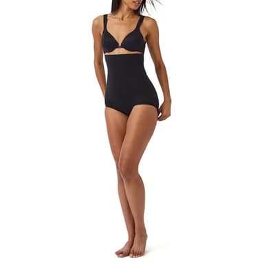 SPANX SPANXsculpt Power Series High-Waisted Brief - Lightweight All-Day Comfort - Core Control Shapewear - High-Waisted Underwear - Very Black - 1X