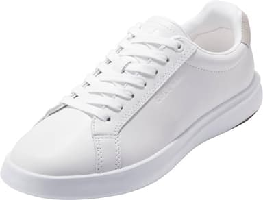 Cole Haan Women's Shoes - Grand Crosscourt II Tennis Sneaker, Whitee Leather/Light Sesame, 8.5-B US