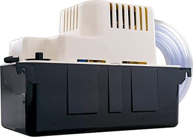 Little Giant VCMA-20ULST 115 Volt, 80 GPH, 1/30 HP Automatic Condensate Removal Pump for HVAC/Refrigeration Systems/Dehumidifiers with Overflow Detection Switch and 20-Foot Tubing, White/Black, 554435