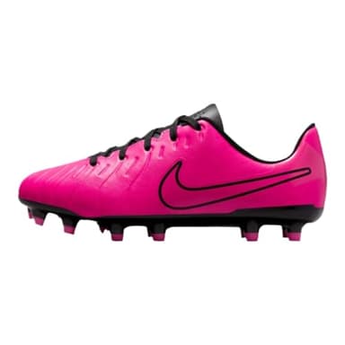 Nike Unisex Kid's Jr. Tiempo Legend 10 Club Multi-Ground Low-Top Soccer Cleats (Little Kid/Big Kid) Fierce Pink/Black 5 Medium