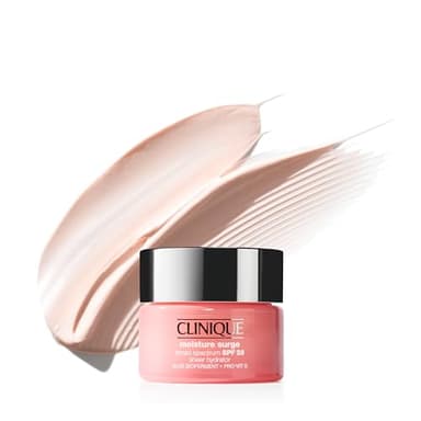 Clinique Moisture Surge Broad Spectrum SPF 28 Sheer Hydrator Face Moisturizer With Hyaluronic Acid, Aloe Bioferment + Provitamin D | Hydrating + Protecting, 1 Ounce