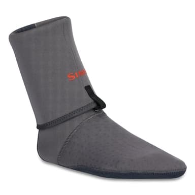 Simms Guide Guard Neoprene Wading Socks for Fly Fishing - Unisex, Abrasion-Resistant, 3.5mm Neoprene, (Anvil, Large)