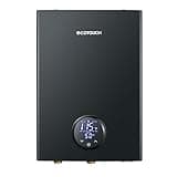 Electric Tankless Water Heater, ECOTOUCH 27kW on Demand Water Heater 240Volts Instant Endless Hot Water Heaters Point of Use with Self-Modulation to Save Energy for Wholehouse Shower ECO270B