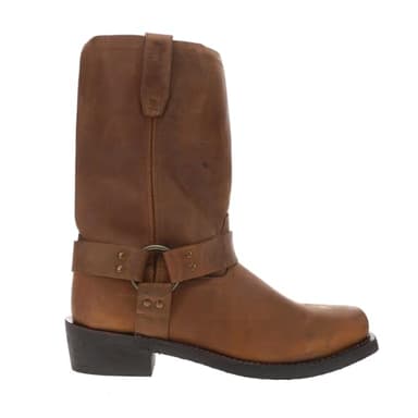 Dingo Boots Mens Dean Square Toe Boots Mid Calf - Brown - Size 9 D