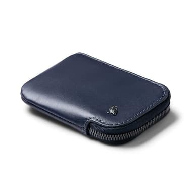 Bellroy Leather Card Pocket Wallet (Max. 15 cards and bills) - Navy