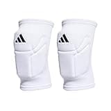 adidas Unisex-Adult Elite Volleyball Kneepads, White/Black, Large