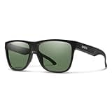 SMITH Lowdown XL 2 Sunglasses – Performance Sports Active Sunglasses For Running or Everyday Wear – For Men & Women – Matte Black + Grey Green ChromaPop Polarized Lenses
