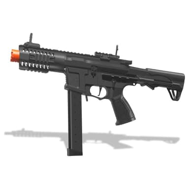 EMERBU Pro-Grade Gel Splatter Ball Blaster ARP9 Upgraded by EMERBU - Metal and Nylon Body - 11.1V High Power - Metal Gearset - High Speed Motor - for Ages 15+ Adults(Black)