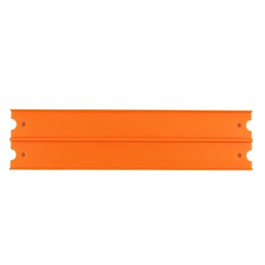 Replacement Part for Hot-Wheels Mega Garage Die-Cast Vehicle Playset - FTB68 - Replacement 11 3/4" Two Lane Orange Track Piece