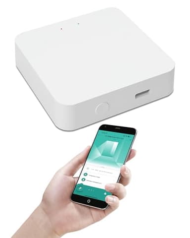 Hidalife Bluetooth Gateway for Smart Door Lock, WiFi Gateway for Smart Life, Tuya/SmartLife App to Remotely Control, Voice Control Compatible with Alexa & Google Assistant,Only Support 2.4G WiFi