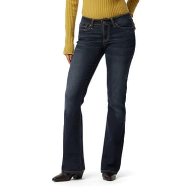 Levi Strauss Signature Gold Women's Modern Bootcut Jeans Mid-Rise Stretch Denim (Also Available in Plus), Stormy Sky-waterless, 14
