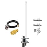 Lora 915MHz Antennas HNT Helium Antenna for Lora Gateway RAK HNT Bobcat Helium Hotspot Miner with 16.4foots RG58 and RP-SMA Adapter