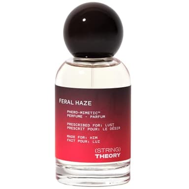 STRING THEORY Pheromone Cologne for Men - Spicy & Smoky Vanilla Woody - Dark Rum, Vanilla, Oakwood & Skin Musk - Long-Lasting Fragrance - Pheromones Phero-Mimetic Men's Eau de Parfum Cologne Spray